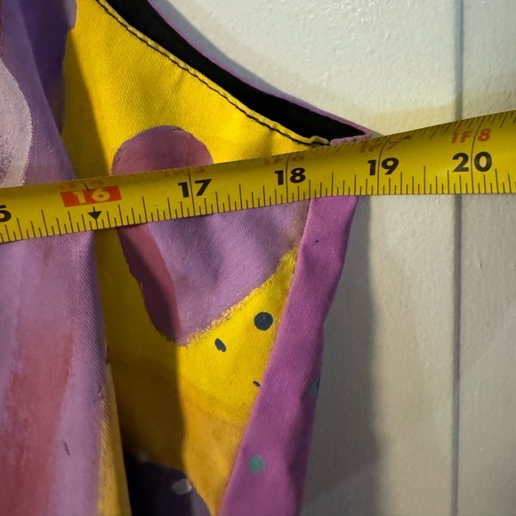 VTG Wearable Art NYC SilkScapes HandPainted Pop-Art Colorful Hearts Vest Silk - Picture 15 of 16